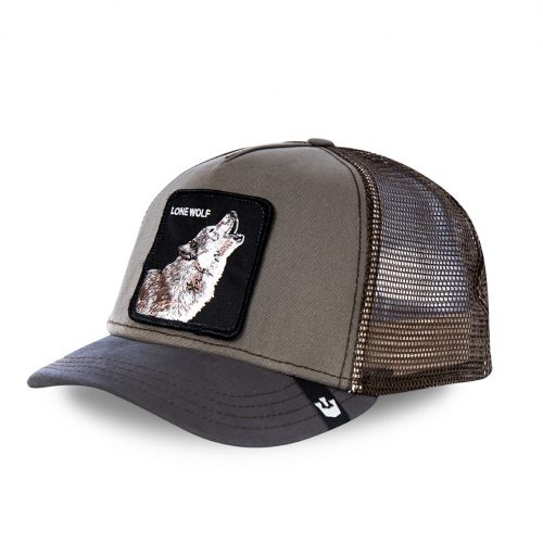 GOORIN BROS CASQUETTE BASEBALL TRUCKER SNAPBACK GOORIN 6099 OLI- WOLF GB01WOLFOLI